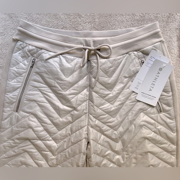 NWT Athleta Apres Ski Down Jogger Abalone Size 6 - Picture 6 of 14